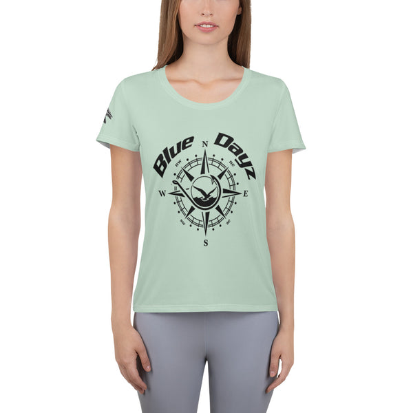 Compass Rose - Women's Athletic T-shirt