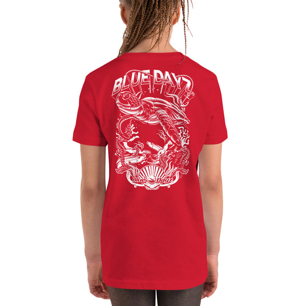 YOUTH - Back and Front SEA TURTLE SHORT SLEEVE T-SHIRT